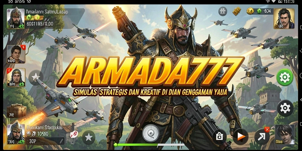 Tampilan menarik dari gameplay interaktif ARMADA777 yang seru.
