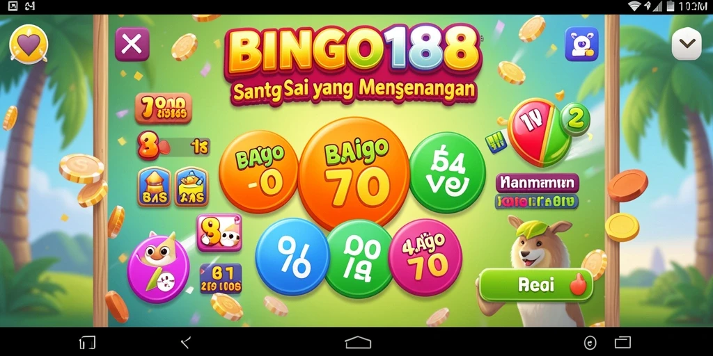 Screenshot gameplay BINGO188 menampilkan interaksi pemain yang seru.