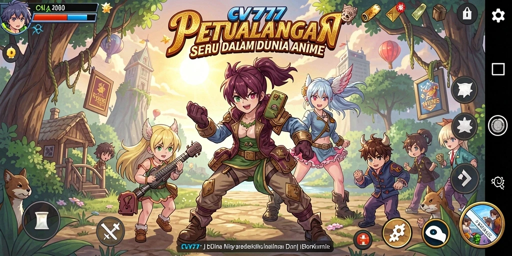 Tampak menariknya gameplay CV777 yang penuh aksi dan karakter Anime.