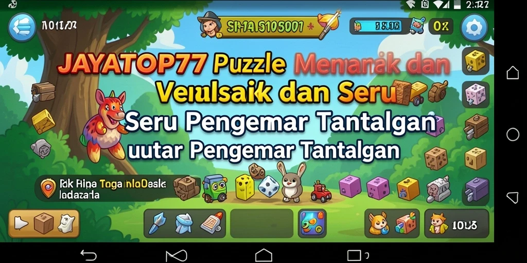 Screenshot gameplay JAYATOP77 yang menampilkan tantangan Puzzle menarik.