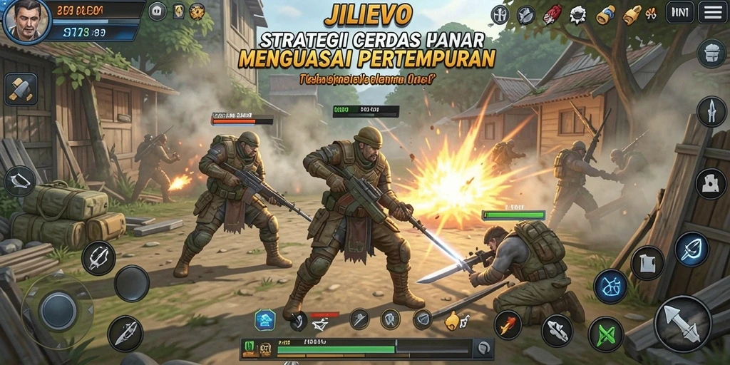 Tampilan gameplay JILIEVO yang menegangkan dan strategis.