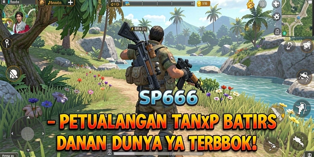 Gameplay SP666 yang menakjubkan dalam dunia terbuka.